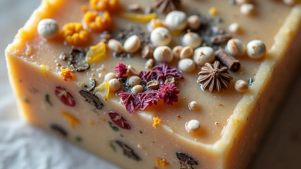 Botanical Soap Close up