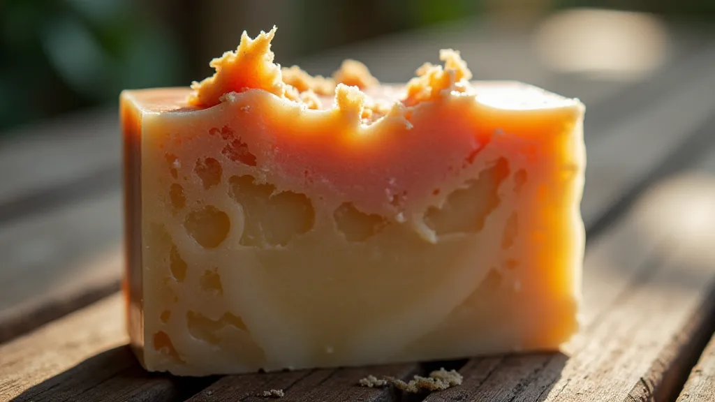Finished artisan soap bar