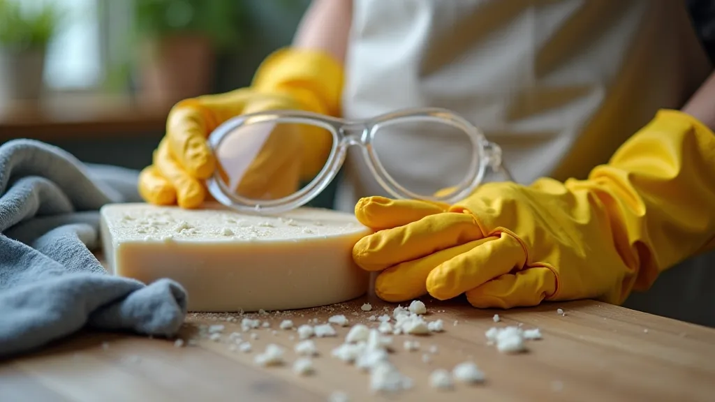 Soapmaking safety gear